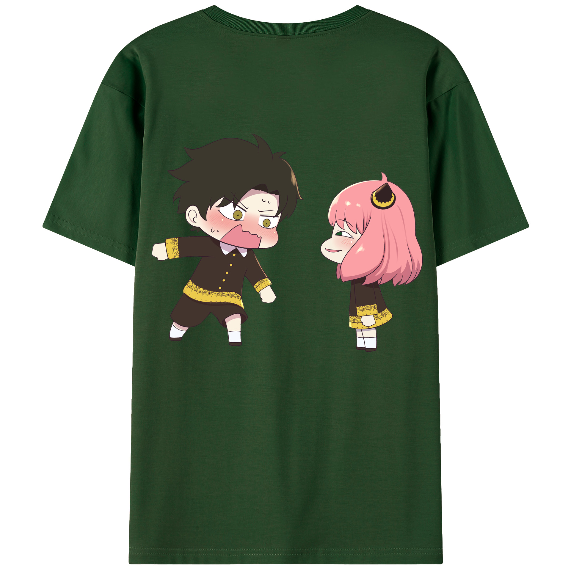（画像用） SPY×FAMILY间谍家家酒 綿100％半袖Tシャツ（背面プリント）
